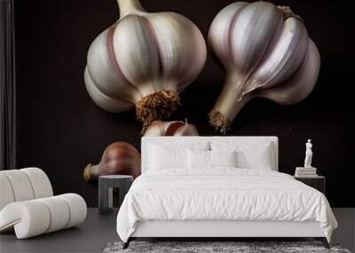 garlic and onion, garlic and onions Wall mural