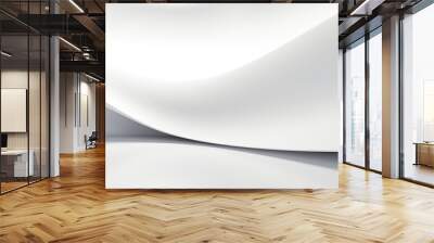 Free abstract white background minimal futuristic architectural space wallpaper Wall mural