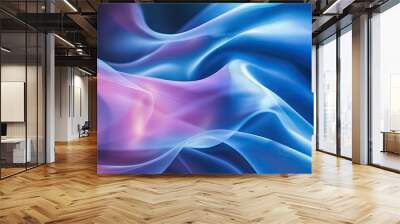 Gradient light beams creating an abstract flow Wall mural