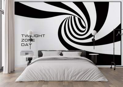 Postcard Twilight Zone Day Wall mural