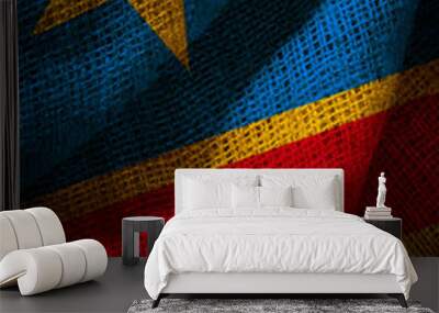 State flag of Congo Wall mural