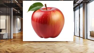 Apple isolate transparency background, PNG Wall mural