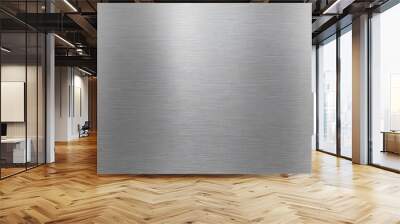 fine brushed wide metal steel or aluminum plate Wall mural