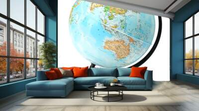 globe isolated on white background Wall mural