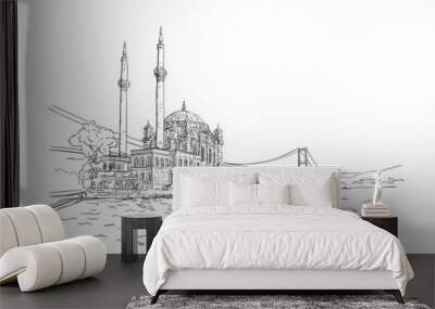 Ortakoy Mosque Wall mural