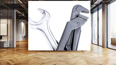 Spanner and plumber wrench Wall mural