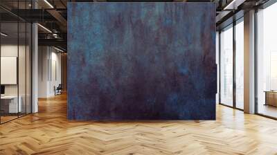 Abstract blue lilac dark color texture background Wall mural