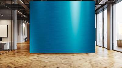 Blue metal texture background illustration Wall mural