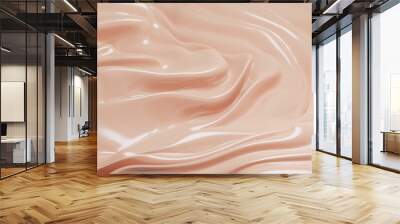 Cosmetic foundation cream texture background 3D render Wall mural