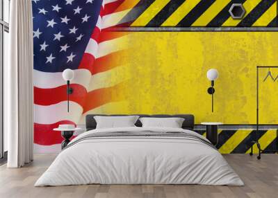 Labor day background Wall mural