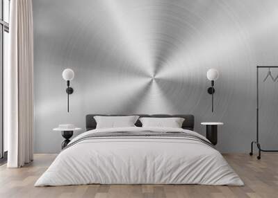 Radial metal texture background Wall mural