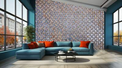 Rust metal texture background Wall mural