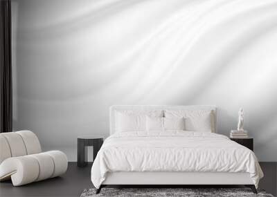 White cosmetic cream background Wall mural