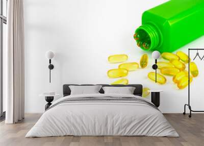 Gelatin capsules of vitamin E Wall mural