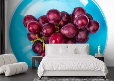 Large red sweet grapes Wall mural