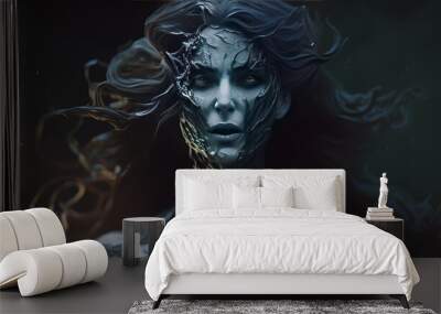 banshee, digital art illustration, Generative AI Wall mural