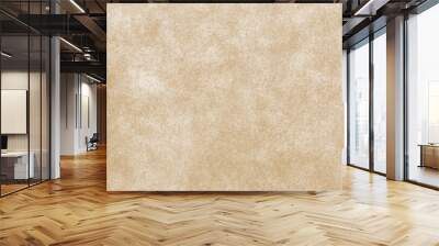 Abstract brown color grunge and empty smooth old, stained paper texture background design. vintage brown paper texture old parchment paper design. cement concrete wall or stone wall texture. Wall mural