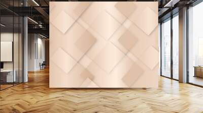 Abstract modern colorful pattern geometric luxury gradient line background random square shape design. 3d shadow effects, modern design template background. layered geometric triangle shapes. Wall mural