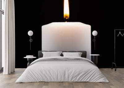 candle in the dark Wall mural