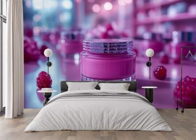 colorful cosmetics bg Wall mural