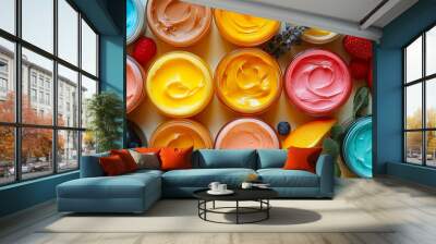 Commercial photos of cosmetics Wall mural