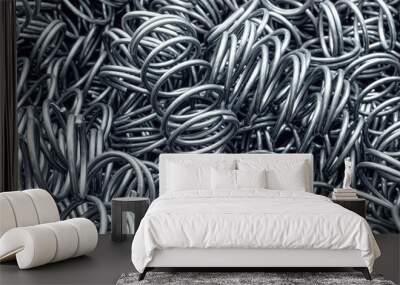 Metal springs Wall mural