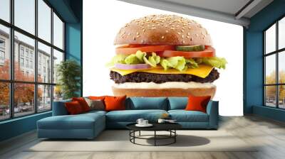 delicious burger Wall mural