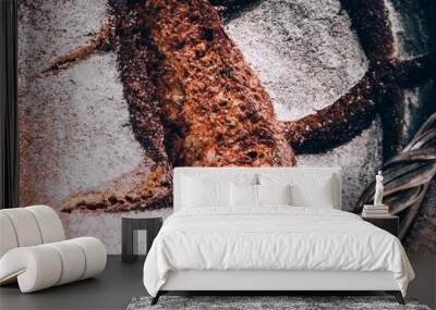 Mixed whole grain health breads Wall mural