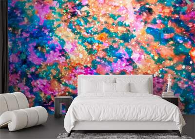 Opal gemstone background. Trendy Vector template for holiday des Wall mural