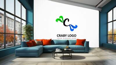 Craby Logo Wall mural