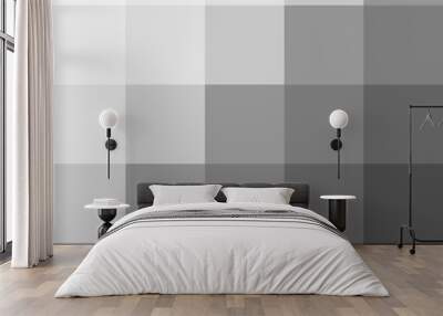 Gray Geometric Background with Squares - Abstract Wallpaper Wall mural