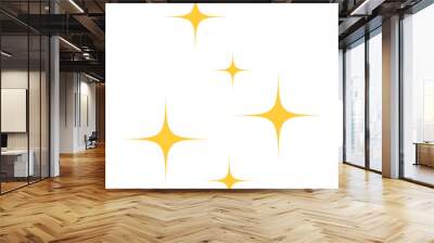 gold star element Wall mural