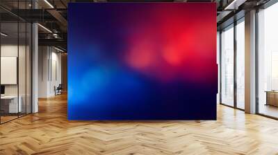 Abstract Gradient Background with Vibrant Blue and Red Hues, Blending Softly to Create a Smooth, Atmospheric Transition, USA Flag Colors Patriotic Banner for Digital Projects or Design Inspirations Wall mural