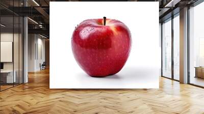 red apple isolated on white background  Wall mural