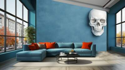 Innovative Bone-Inspired Artistic Designs for Creative Expression with Copy Space Wall mural