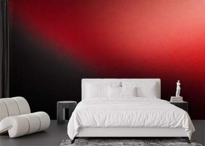 red black gradient abstract background, grainy noise texture, backdrop for product presentation with copy space Wall mural