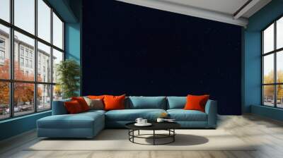 The night sky with stars and clouds. Natural background. Wall mural