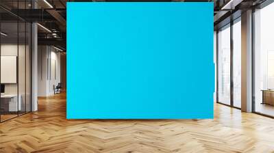 Blue color paper background. Abstract background modern hipster futuristic. Texture design Wall mural