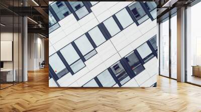 Modern office building facade Wall mural