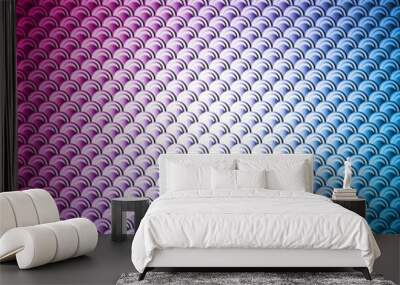 Abstract vector shiny background with fishs cale. EPS 10 illustr Wall mural