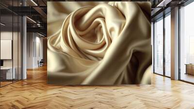 cream-colored silk made by generative ai Wall mural