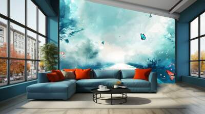 abstract nature background Wall mural