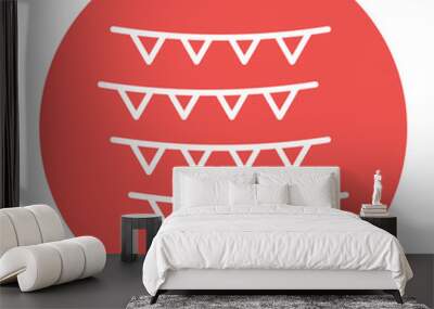 Decoration vector icon. Can be used for Comfort iconset. Wall mural