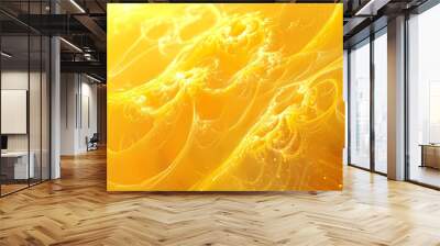 abstract digital art background with orange colors Wall mural