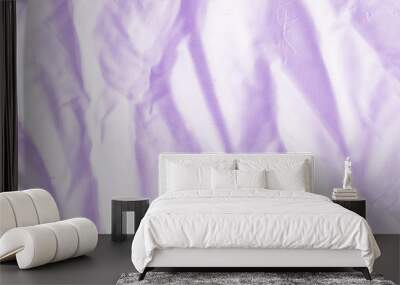 Elegant violet textile background. Silk cloth texture. Fabric pattern. Wall mural