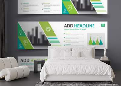 Banner template vector, abstract background, web banner template, billboard design, header page, Business flyer vetical layout, Modern Art graphics for website, gift card, advertisement Wall mural