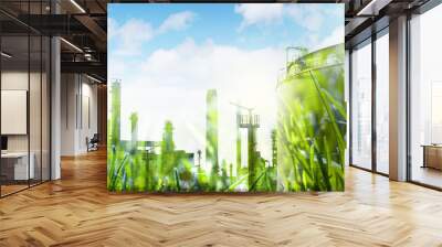 industrial development concept Wall mural