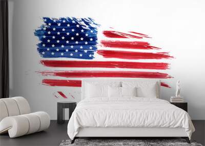 USA grunge flag Wall mural