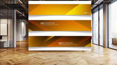 Modern web banner background. abstract vector template design. light effect illustration Wall mural