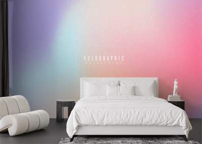 Unique modern trendy gradient grainy texture background for social media, cover, wallpaper, and other graphic design. Abstract color gradient, modern blurred background, and film grain texture Wall mural